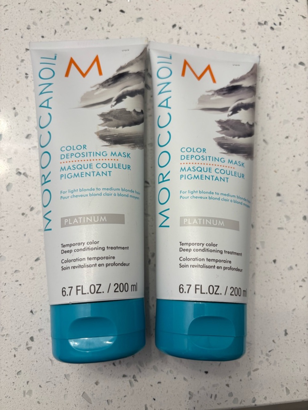 Moroccan Oil Moroccanoil Color Depositing Mask Lot, Platinum 6.7oz New